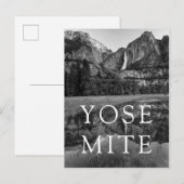 Upper Yosemite Falls Scenic Briefkaart (Voorkant / Achterkant)