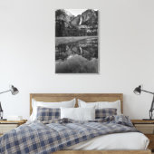 Upper Yosemite Falls Scenisch Canvas Afdruk (Insitu (Slaapkamer))