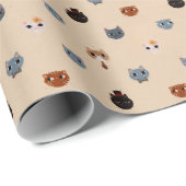 Upperclaws Cats (Double Pearl Lusta) - Cadeaupapier (Rol Hoek)