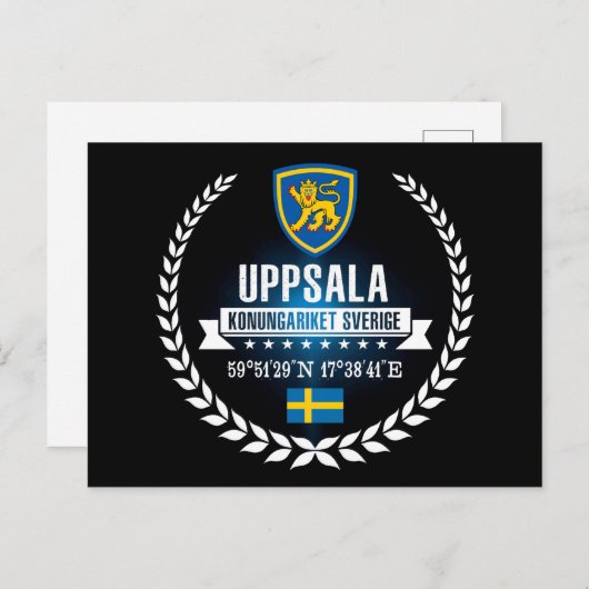 Uppsala Briefkaart (Voorkant / Achterkant)