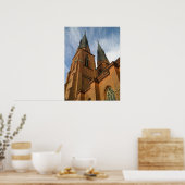 Uppsala Cathedraal Print (Keuken)