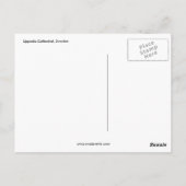 Uppsala Cathedral Briefkaart Zweden (Achterkant)