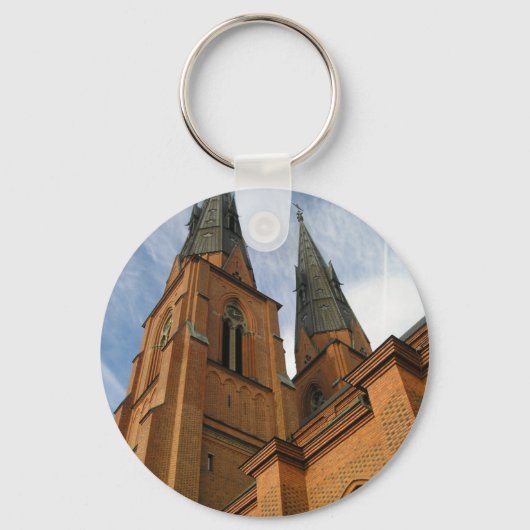 Uppsala Cathedral Zweden Sleutelhanger (Voorkant)