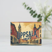 Uppsala Sweden the City of Knowledge and History Briefkaart (Staand voorkant)