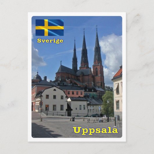 Uppsala - Zweden - Briefkaart (Voorkant)