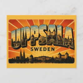Uppsala Zweden Kathedraal Briefkaart