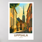 Uppsala Zweden Reisprint Poster (Voorkant)