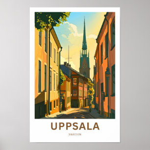 Uppsala Zweden Reisprint Poster