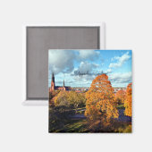Uppsala, Zweedse landschap Magneet (Voorkant / Achterkant)