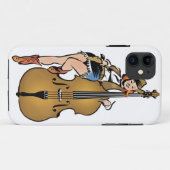 Upright Bass Girl hoesje (Achterkant (horizontaal))