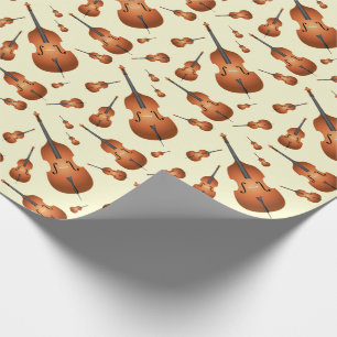 Upright Bass Musician Music Teacher Jazz Band Cadeaupapier