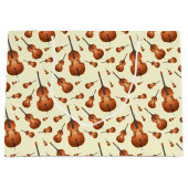 Upright Bass Musician Music Teacher Jazz Band Groot Cadeauzakje (Voorkant)