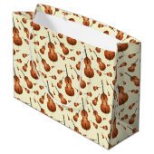 Upright Bass Musician Music Teacher Jazz Band Groot Cadeauzakje (Achterkant Gekanteld)