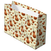 Upright Bass Musician Music Teacher Jazz Band Groot Cadeauzakje (Voorkant Gekanteld)