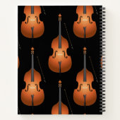 Upright Bass Musician Music Teacher Jazz Band Notitieboek (Achterkant)