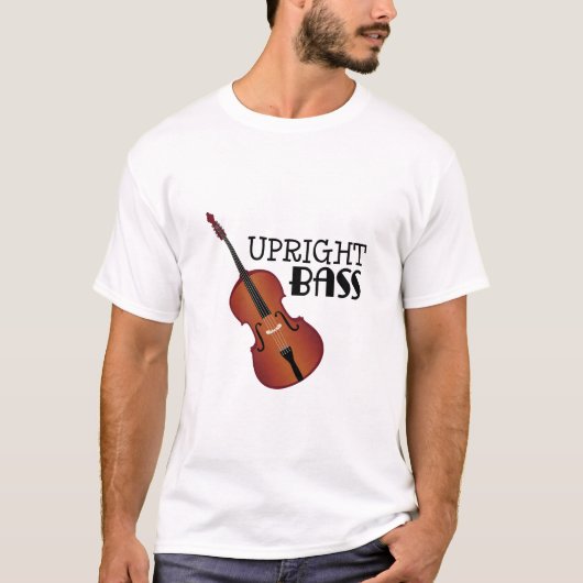 Upright Bass T-shirt (Voorkant)