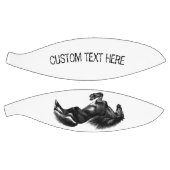 Upright Black Wild Horse Basketball - aangepaste t Basketbal (Panelen)