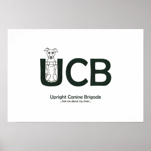 Upright Canine Brigade Poster (Voorkant)