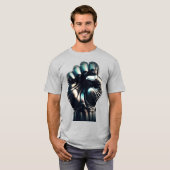 UPRIGHT FIST 2a T-shirt (Voorkant volledig)