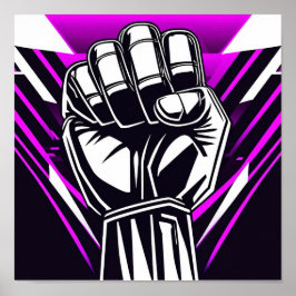 UPRIGHT FIST Comic-scope Poster