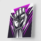 UPRIGHT FIST Comic-scope Vierkante Klok (Hoek)