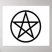 Upright Pentagram Poster (Voorkant)