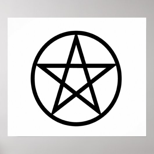 Upright Pentagram Poster (Voorkant)