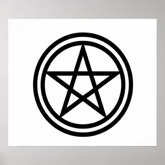 Upright Pentagram Poster (Voorkant)