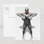 Upright row oefening 2 briefkaart (Voorkant / Achterkant)