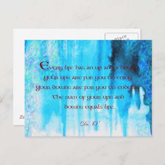 Ups en Downs Briefkaart (Voorkant / Achterkant)