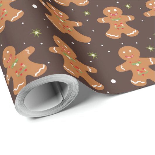 UPS Gingerbread Cadeaupapier (Rol Hoek)