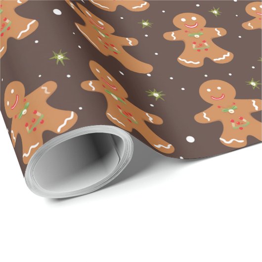 UPS Gingerbread Cadeaupapier (Rol Hoek)