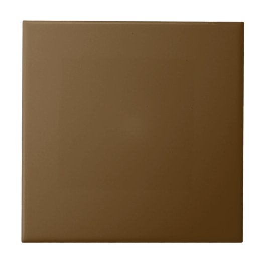 UPS Pullman Brown Solid Color Tile Tegeltje (Voorkant)