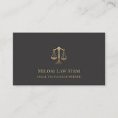 Upscale advocaat advocatenkantoor visitekaartje (Voorkant)