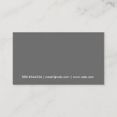 Upscale Afbeelding Fotohouder Neutral Grey Corpora Visitekaartje (Achterkant)