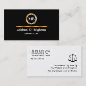 Upscale Attorney Visitekaartjes (Voorkant / Achterkant)