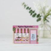 UPSCALE Bake Shop Visitekaartje Aangepast (Staand voorkant)