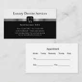 Upscale Dentist Thema Afsprakenkaartje (Voorkant / Achterkant)