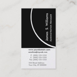 Upscale elant luxe Professional zwart-wit Visitekaartje