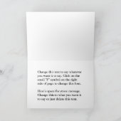 Upscale Elegant Thank You Cards Bedankkaart (Binnen)