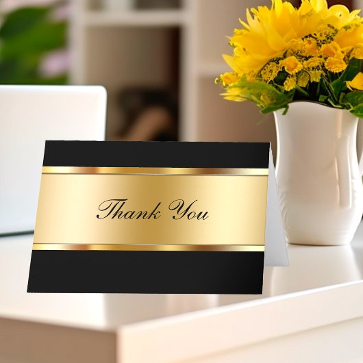 Upscale Elegant Thank You Cards Bedankkaart