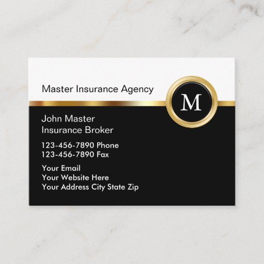 Upscale Insurance Visitekaartjes (Voorkant)