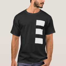 Upscale Man Black and White T-Shirt