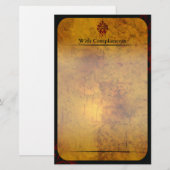 Upscale Modern zakelijk Briefpapier (Voorkant / Achterkant)