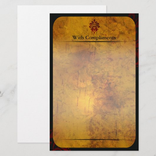 Upscale Modern zakelijk Briefpapier (Voorkant / Achterkant)