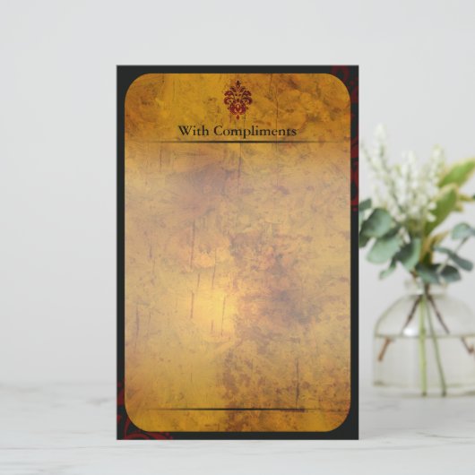 Upscale Modern zakelijk Briefpapier (Staand voorkant)