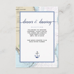 Upscale #Nautical Zuid #Florida Evenement / #Weddi Informatiekaartje