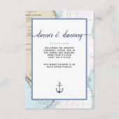 Upscale #Nautical Zuid #Florida Evenement / #Weddi Informatiekaartje (Voorkant)