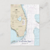 Upscale #Nautical Zuid-Florida #Wedding Details Informatiekaartje (Achterkant)