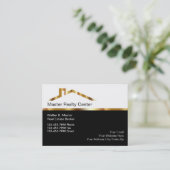 Upscale Real Estate Broker Visitekaartjes (Staand voorkant)